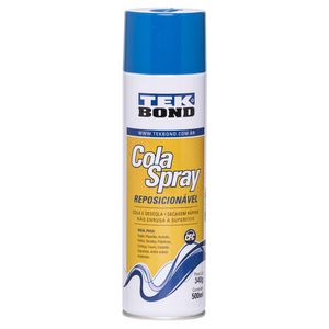 Cola Aerosol Reposicionavel Tek Bond Lata com 500ml