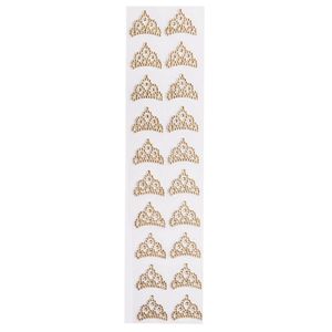 Cartela de Strass de Coroa Luli ST-18 com 20un