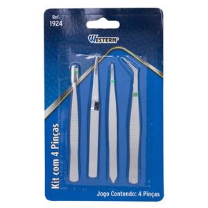 Pincas para Artesanato Western 1924 Kit com 4 pecas