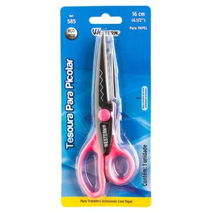 Tesoura de Picotar Papel Western 585 16cm