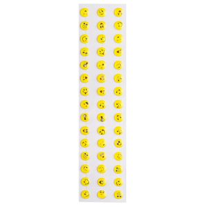 Cartela de Strass de Emoji Luli ST-26 com 45un