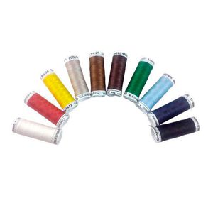 Linha de Costura Costuratudo Sortido Costuratex 10 Retros com 100 Metros