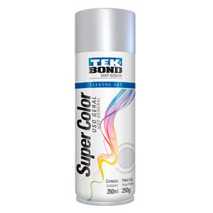 Tinta Aerosol Uso Geral Super Color Tek Bond Lata com 350ml