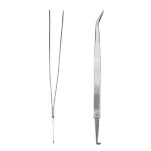 Pinca Curva com Pescador 18cm Luli para Maquina de Overloque Pacote com 3un