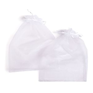 Saco de Organza Luli Branco 20x30cm 10un