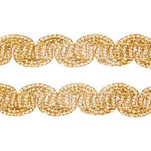 Passamanaria Metalizada Luli 17mm 399 Peca com 10 Metros