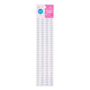 Cartela de Strass de Flor 0,8cm Luli com 120un