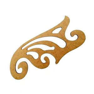 Regua Curva Francesa MDF Luli 1105 16x7,5cm