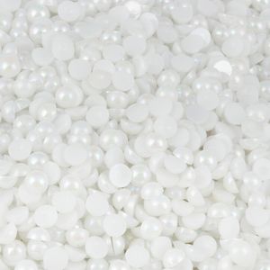 Meia Perola ABS Sem Furo Irisada Luli 6mm 500g