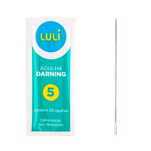 Agulha de Mao Luli 5 5cm Blister com 20un
