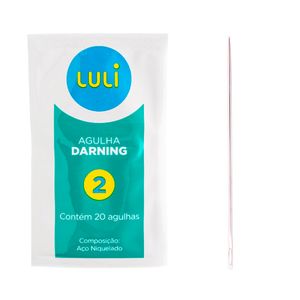 Agulha de Mao Luli 2 5,8cm Blister com 20un