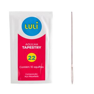Agulha de Mao Tapestry Luli 22 4cm Blister com 10un