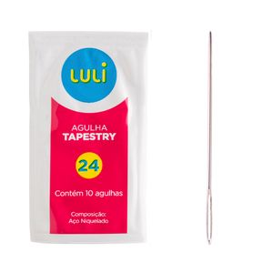 Agulha de Mao Tapestry Luli 24 3,7cm Blister com 10un