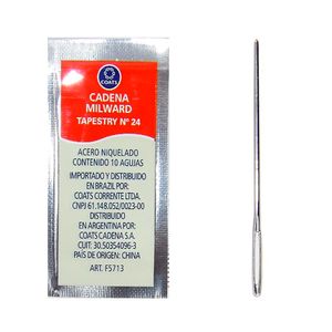 Agulha de Mao Tapestry Corrente 24 3,7cm Blister com 10un
