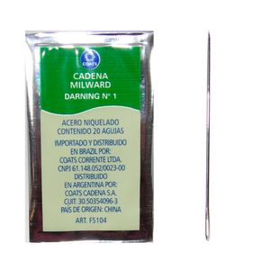 Agulha de Mao Corrente 1 6cm Blister com 20un