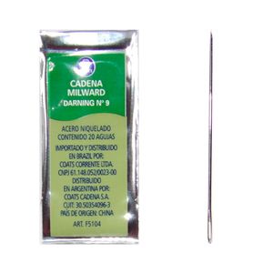 Agulha de Mao Corrente 9 4,2cm Blister com 20un
