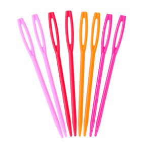 Agulha de Plastico Luli 7cm Pacote com 100un