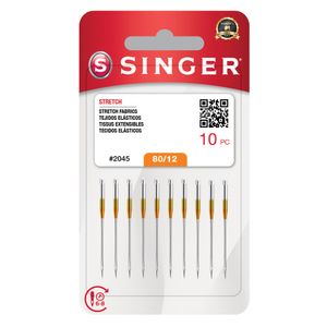 Agulha Singer para Maquina (Ponta Bola)  2045/12 Blister com 10un