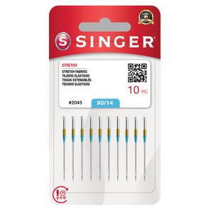 Agulha Singer para Maquina (Ponta Bola) 2045/14 Blister com 10un