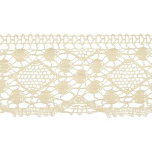 Renda de Algodao Paraiba 140064 7,4cm Peca com 20 Metros