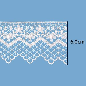 Renda Guipir Luli 6cm 52326 Peca com 13,70 Metros