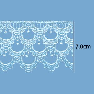Renda Guipir Luli 7cm 52794 Peca com 13,70 Metros
