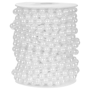 Corrente de Perola ABS Luli 10mm Rolo com 13,70 Metros