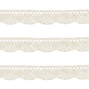 Renda de Algodao Paraiba 1032 1,1cm Peca com 20 Metros