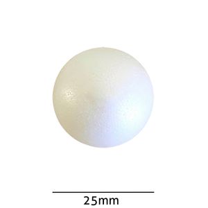 Bola de Isopor Macica Styroform 25mm Pacote com 100un