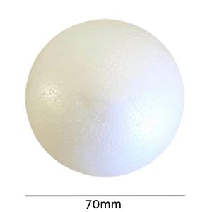 Bola de Isopor Macica Styroform 70mm Pacote com 25un