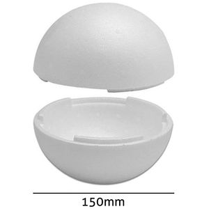 Bola de Isopor Oca Styroform 150mm Pacote com 5un