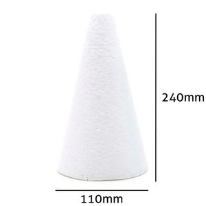Cone de Isopor Styroform Macico 110x240mm 5un