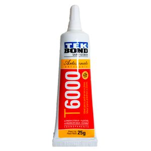 Adesivo Extra Forte T6000 Tek Bond Bisnaga 25g