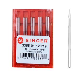 Agulha Singer para Travete 3355/19 Blister com 10un