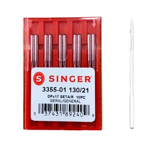Agulha Singer para Travete 3355/21 Blister com 10un