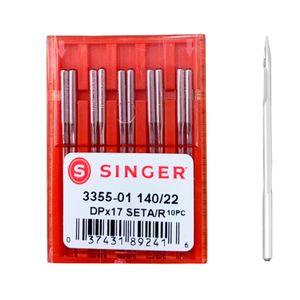 Agulha Singer para Travete 3355/22 Blister com 10un