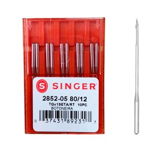 Agulha Singer para Botoneira 2852/12 Blister com 10un