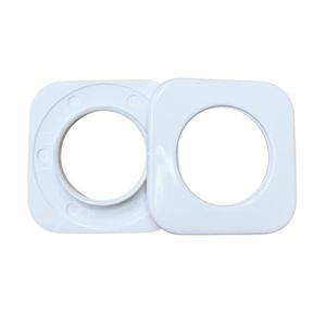 Ilhos Plastico para Cortina Quadrado 28mm MF Pacote com 10un