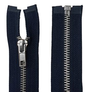 Ziper Destacavel com Metal Niquelado n°5 Luli com 50cm Pacote com 10un