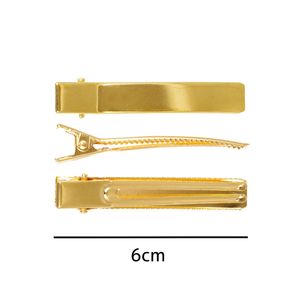 Bico de Pato Curvo cor Ouro 6cm Luli Pacote com 100un