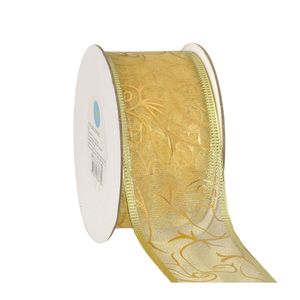 Fita Natalina Aramada Luli RB-38 50mm Rolo com 9,10 Metros