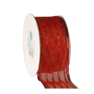 Fita Natalina Aramada Luli RB-40 50mm Rolo com 9,10 Metros