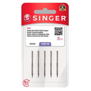 Agulha Singer para Bordado Ponto Ajour 2040/14 Blister com 5un