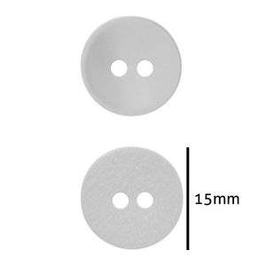 Botao de Camisa Corozita 1020/24 15mm Pacote com 144un