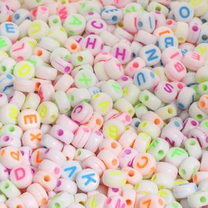 Micanga de Letras Luli LTA104 4x7mm Pacote com 250g