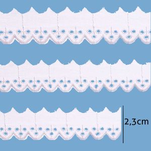Bordado Ingles de Algodao Luli 111958 2,3cm 13,70M