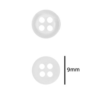 Botao de Camisa Corozita 1157/14 9mm Pacote com 144un