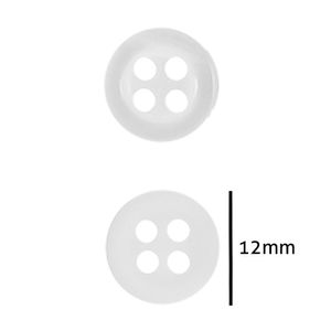 Botao de Camisa Corozita 1157/18 12mm Pacote com 144un