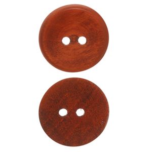 Botao de Madeira RRel Nº2 41mm Pacote com 12un