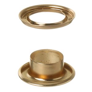 Ilhos de Latao Com Arruela 2.L Eberle 13mm Pacote com 200un
